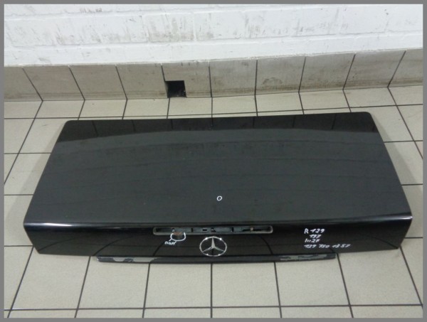 Mercedes R129 SL Heckklappe Kofferraumklappe 197 Schwarz 1297501475 Original