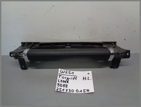 Mercedes W251 door handle inside handle rear left 2517300194 9D88 black original