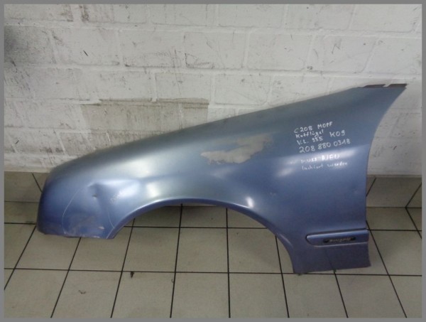Mercedes W208 Mopf Fender LEFT 935 Quartz Blue 2088800318 K06 Original