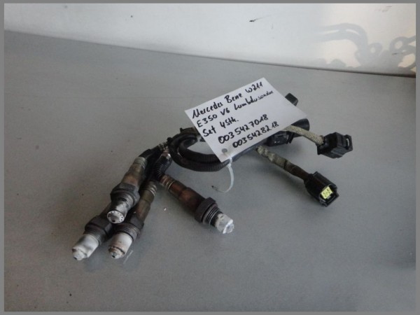 Mercedes Benz W211 E350 V6 M272 Motor Lambdasonde 0035427018 &amp; 0035428218 SET