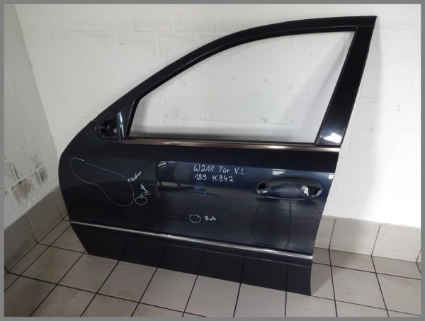 Mercedes Benz W211 E-Klasse Tür Vorne LINKS 189 Smaragdschwarz K942 2117201305