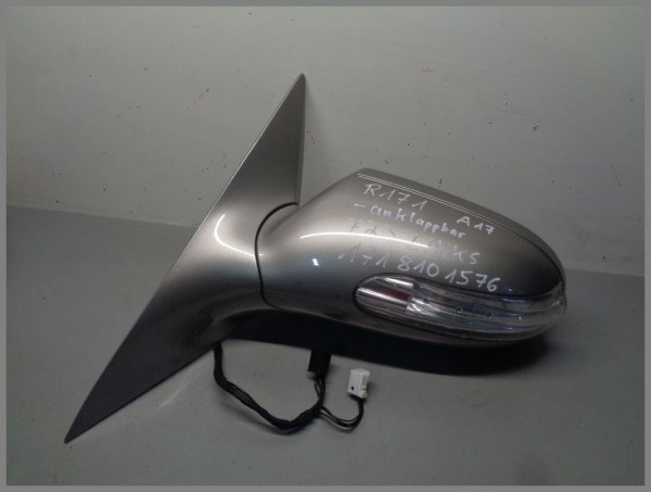 Mercedes Benz R171 SLK exterior mirror 723 Cubanite silver mirror LEFT 1718101576