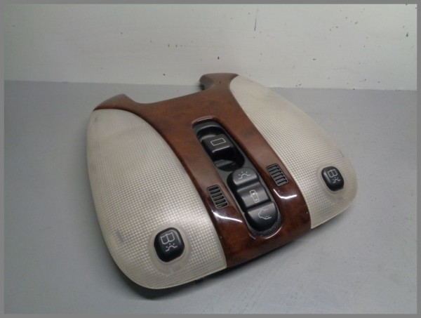 Mercedes W215 Innenraumleuchte Innenleuchte Dachbedienung 2158201201 Wuzelholz (2)