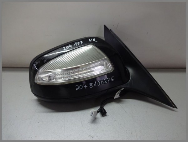 Mercedes Benz W204 C-Class Outside Mirror Right Side 197 Black 2048100276