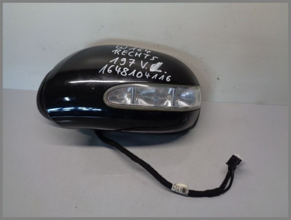 Mercedes Benz W164 ML Außenspiegel Seitenspiegel LINKS 197 Schwarz 1648104116