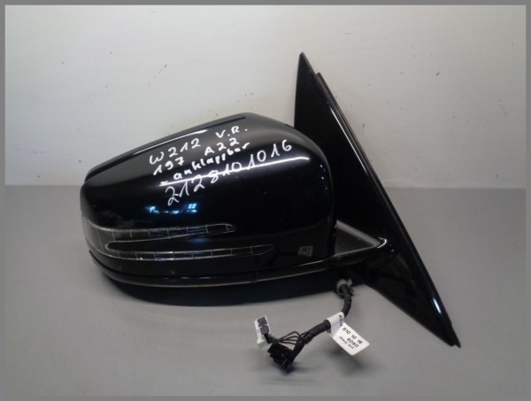 Mercedes W212 exterior mirror 197 black RIGHT 2128101016 foldable original