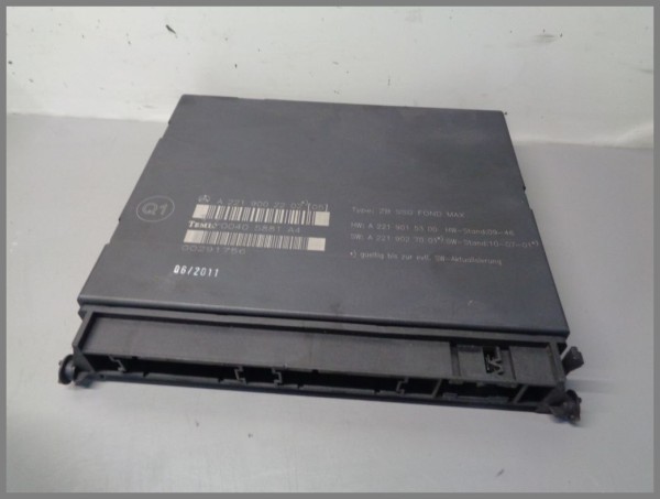 Mercedes Benz W221 Sitzsteuergerät Steuergerät Rücksitz Hinten Temic 2219002202 Original