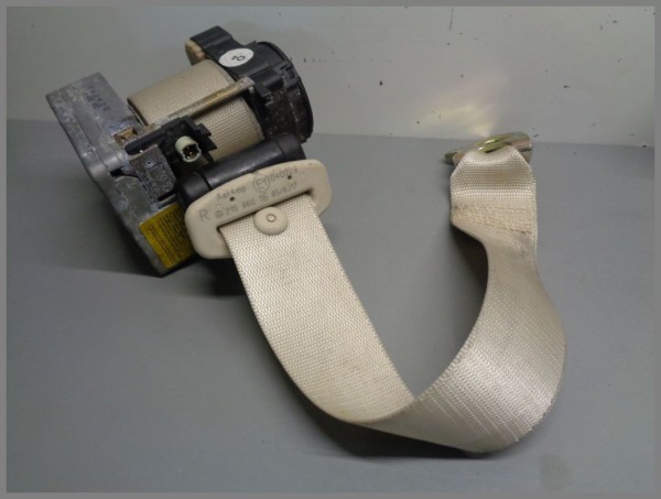 Mercedes W215 seat belt rear right seat belt 2158601685 8J17 TAN BEIGE