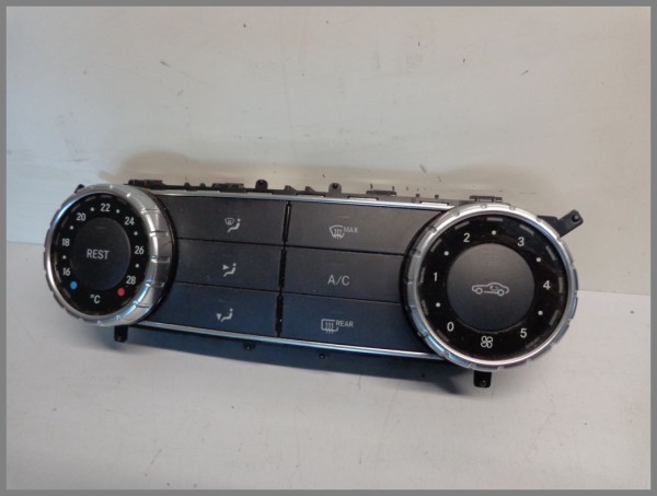 Mercedes Benz R172 air conditioning control panel heating 1729002103 original