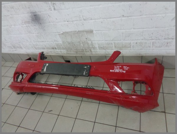 Mercedes W204 AMG Parktronik Stoßstange Vorne ROT 2048853725 S77 Kaputt