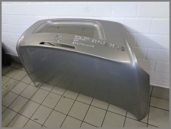 Mercedes Benz R171 SLK Convertible Tailgate Flap 723 cubanit silver 1717500075 H11