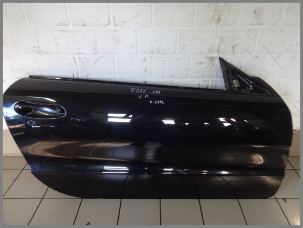 Mercedes Benz R230 door right passenger side 197 black 2307200605 Orginal K1422