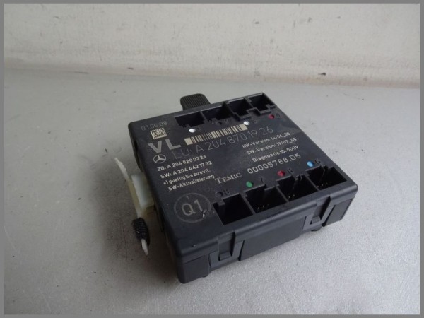 Mercedes Benz W204 Door Control Unit Front Left 2048701926 Control Unit Original