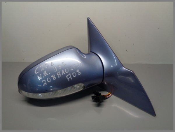 Mercedes A208 W208 CLK Outside Mirror Right 935 Quartz Blue 2088102676 A08 Original