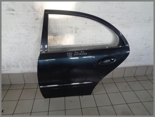 Mercedes W211 Limousine Tür Hinten Links 189 Smaragdschwarz 2117300105 Original