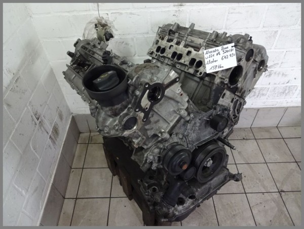 Mercedes Benz W221 642930 V6 Motor OM642 195tkm W211 W209 W203