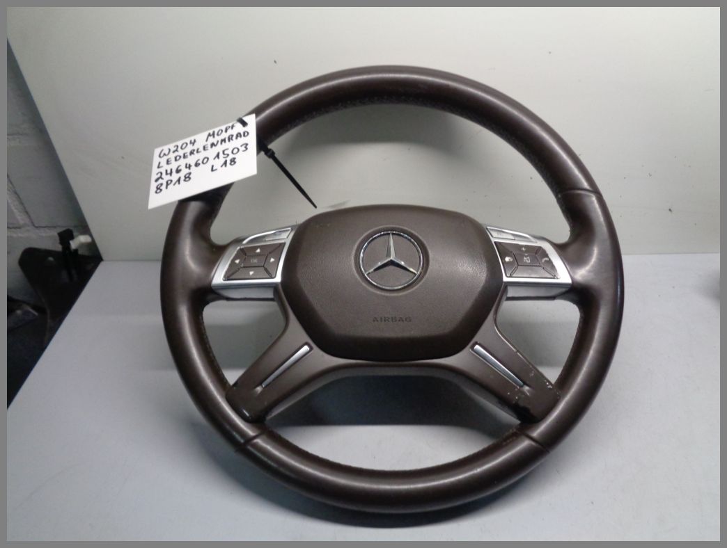 Mercedes W204 Lenkrad Lederlenkrad Schaltwippen 2044602703 9E84 Schwarz L14  Original, W204, C-Klasse, Mercedes Ersatzteile