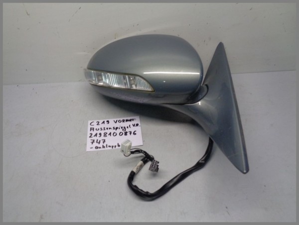 Mercedes W219 CLS outside mirror right 747 Perlit Grey 2198100876 foldable