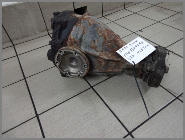 Mercedes Benz R170 230K Differential 166tkm rear axle 3,27 1703501214