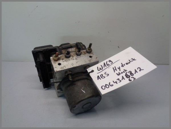 Mercedes W245 W169 ABS Hydraulikblock 0064316312 Bosch 0265230373 Steuergerät