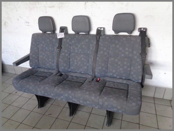 Mercedes SPRINTER 901 902 3. Sitzreihe Rückbank hinten SCHWARZ VW Crafter 2E S01
