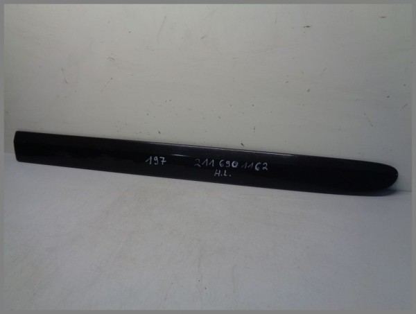 Mercedes Benz W211 trim strip fender rear left Black 2116901162 rear door driverside