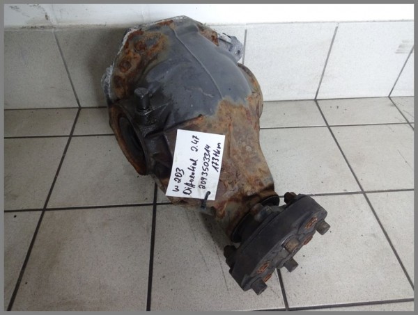 Mercedes Benz W203 W209 Differential 173tkm 2.47 rear axle 2093503314