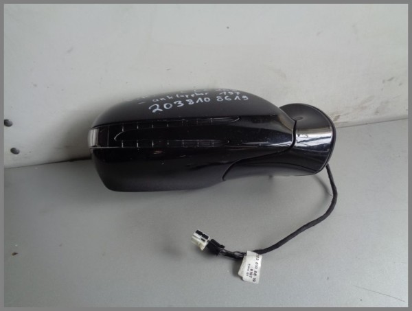 Mercedes W203 CLC exterior mirror RIGHT 197 black 2038108619 sports coupe foldable