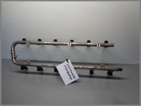 Mercedes W220 M275 Biturbo Einspritzleiste 2750700695 Einspritzdüse 2750780249 Original
