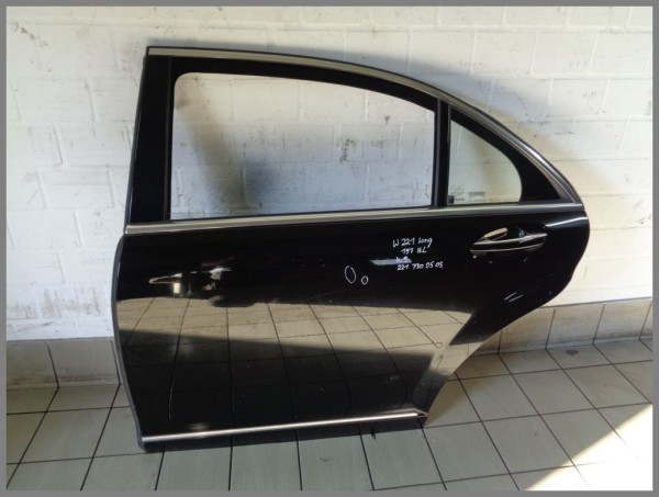 Mercedes Benz W221 Tür Hinten Links LANG 197 Schwarz 2217300505 K9 Original