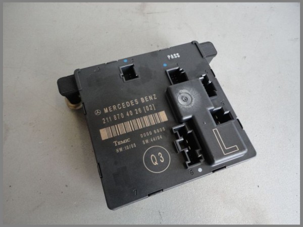 Mercedes Benz W211 Door Control Unit Rear Left 2118704026 Temic 00006805 Orig.