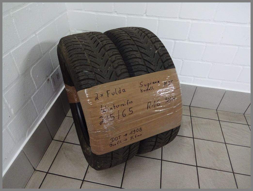 2x Fulda 215 65 R16 98h Supreme Crystal Dot1908 5 6mm Winter Tire Winter Tires Tires Wheels And Rims Mercedes Spare Parts Benzshop De
