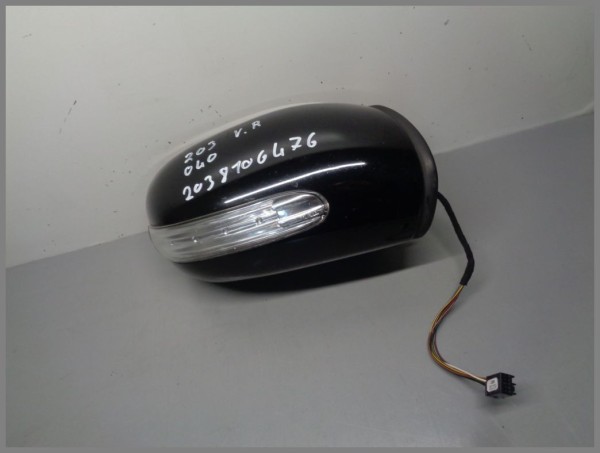 Mercedes Benz W203 CL203 facelift outside mirror RIGHT 2038106476 040 black