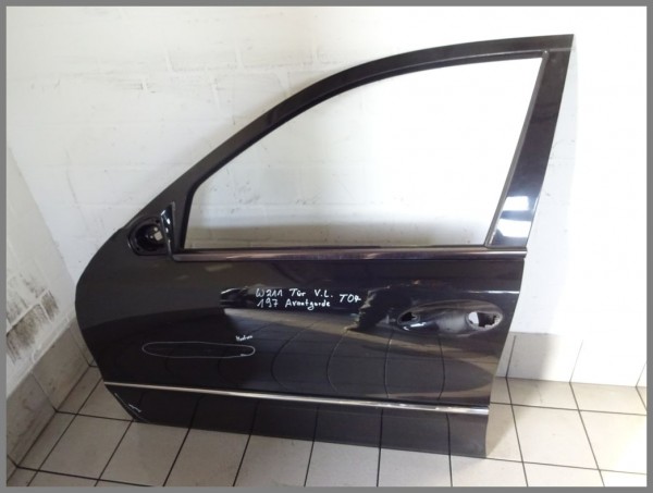 Mercedes Benz W211 Door Front LEFT 197 Black T04 Avantgarde 2117201305 Orig.