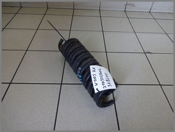 Mercedes Benz W203 C-Klasse Fahrwerksfedern Feder HA 2103243404 3xBlau Original