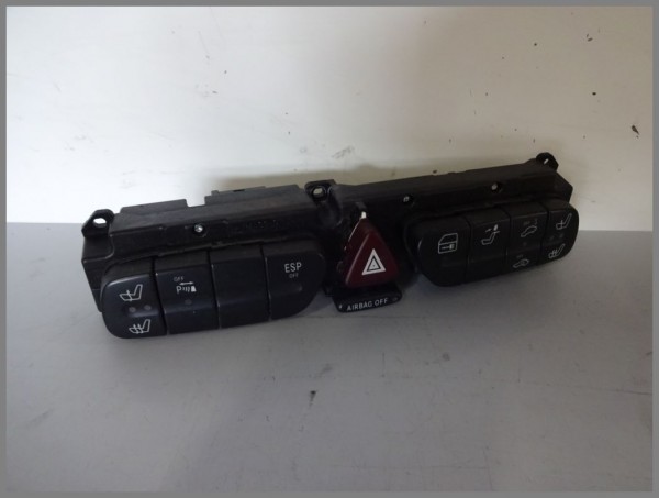 Mercedes MB W203 Schalterleiste Warnblinkleiste Sitzheizung 2038216758 Original