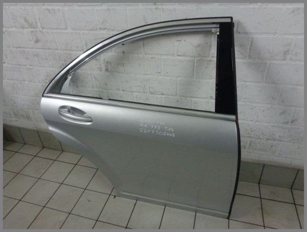 Mercedes Benz W221 S-Class door rear right 775 Iridium Silver 2217300405 T14.