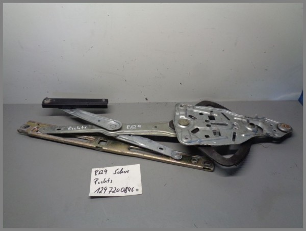 Mercedes R129 SL window regulator motor front right 1297200846 scissors original