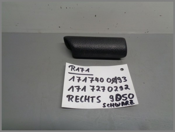 Mercedes R171 interior door handle left 1717270192 1717400093 9D50 Black