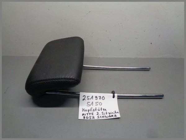 Mercedes W251 Headrest 9D52 Black 2519705150 Center Row 2 Original