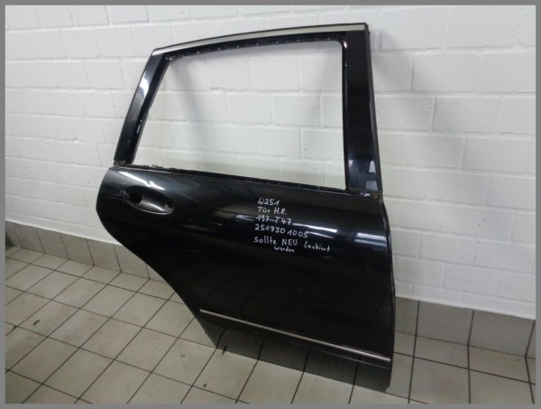 Mercedes Benz R251 door rear RIGHT 197 Black 2517301005 T47 original