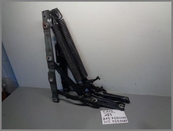 Mercedes W215 tailgate hinges rear left right 2157500387 2157500487 189 emerald black
