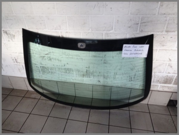 Mercedes Benz W203 Limousine Heckscheibe Scheibe 2036700180 Hinten Original