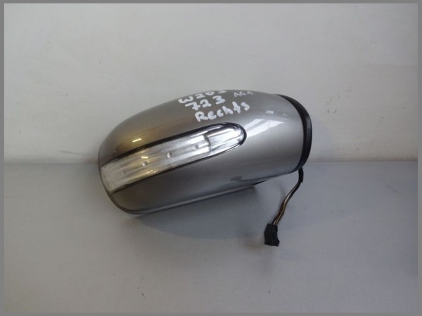 Mercedes W203 Outside Mirror Right 723 Cuban Silver BJ.2005 LED 2038106476 A61