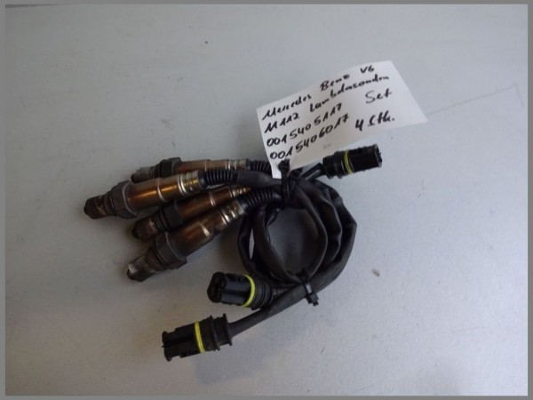 Mercedes Benz V6 M112 Lambdasonde Lambdasonden Sonden SET 0015405117 0015406017