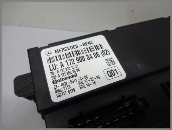 Mercedes Benz R172 SLK-Class convertible top control unit top 1729003406