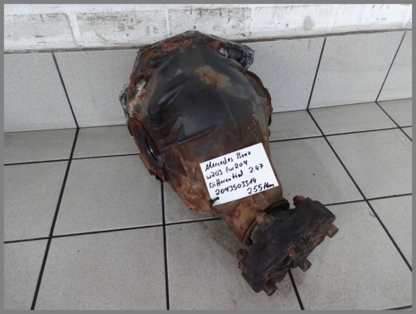 Mercedes Benz W203 W209 Differential 255tkm 2.47 rear axle 2093503314