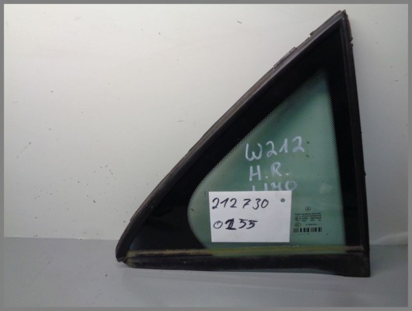 Mercedes-Benz W212 Sedan Rear Right Door Side Window 2127300255 Genuine