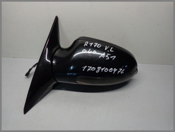 Mercedes Benz R170 SLK Facelift exterior mirror 1708100976 LEFT 040 BLACK A51