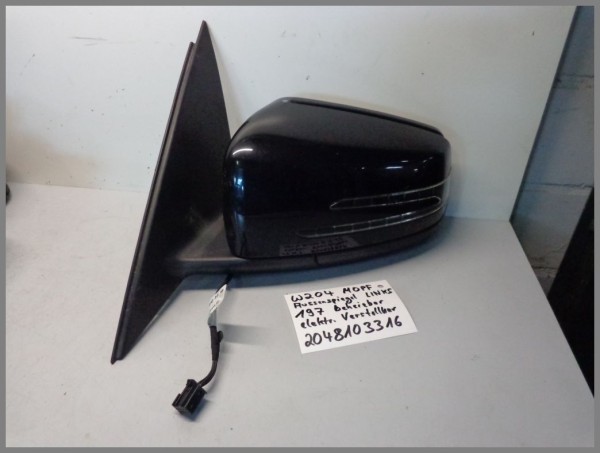 Mercedes Benz W204 Outside Mirror LEFT 197 Black 2048103316